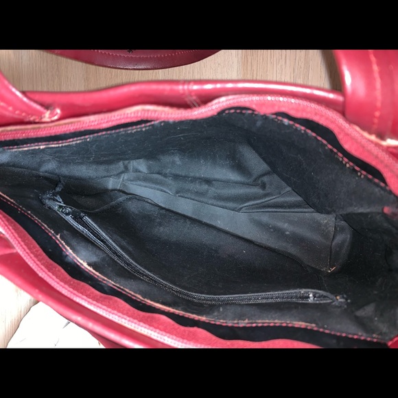 Red leather purse - Picture 6 of 6